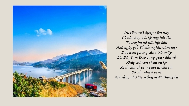 Dạo xem phong cảnh trời mây Lô, Ðà, Tam Ðảo cũng quay đầu về