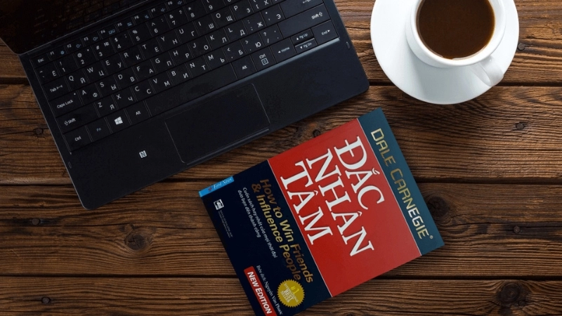 Hình ảnh cuốn sách Đắc Nhân Tâm – tác phẩm kinh điển của Dale Carnegie
