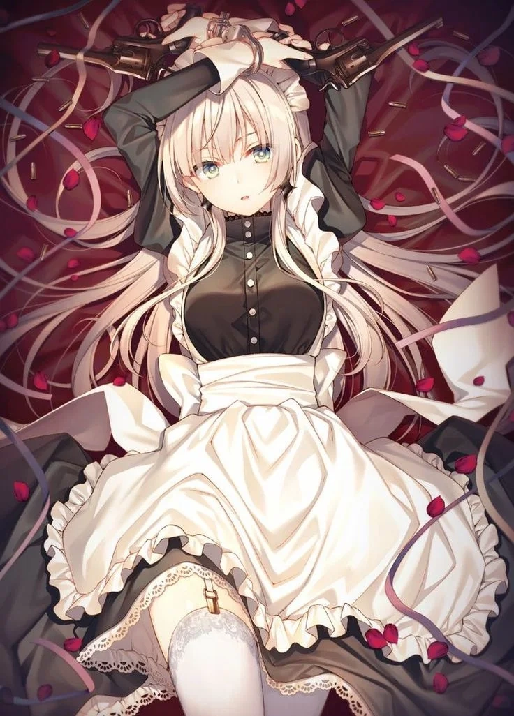 Hình nền anime nữ ngầu cho máy tính thời thượng 