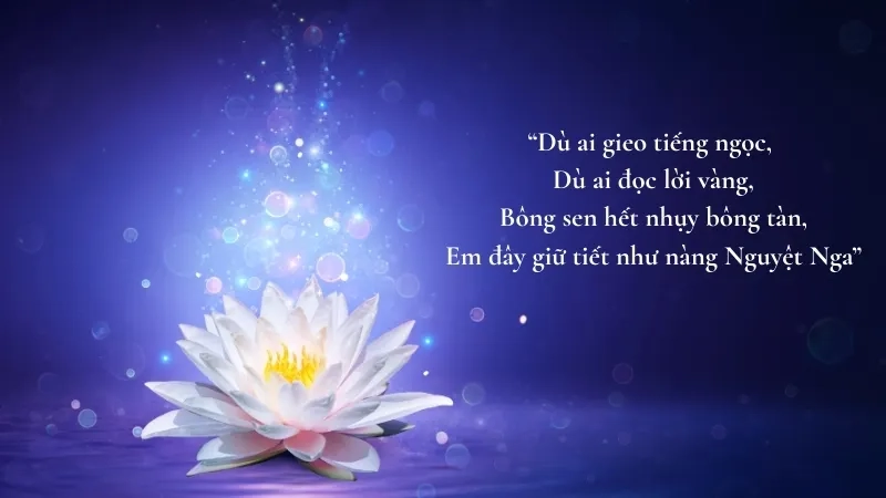 Dù ai gieo tiếng ngọc, Dù ai đọc lời vàng
