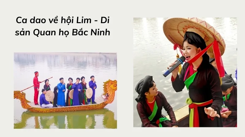 Ca dao về hội Lim - Di sản Quan họ Bắc Ninh