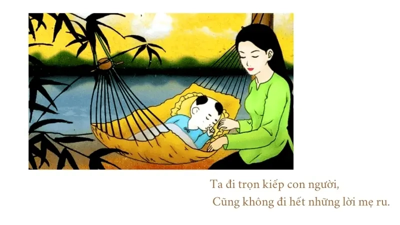 Ta đi trọn kiếp con người, Cũng không đi hết những lời mẹ ru