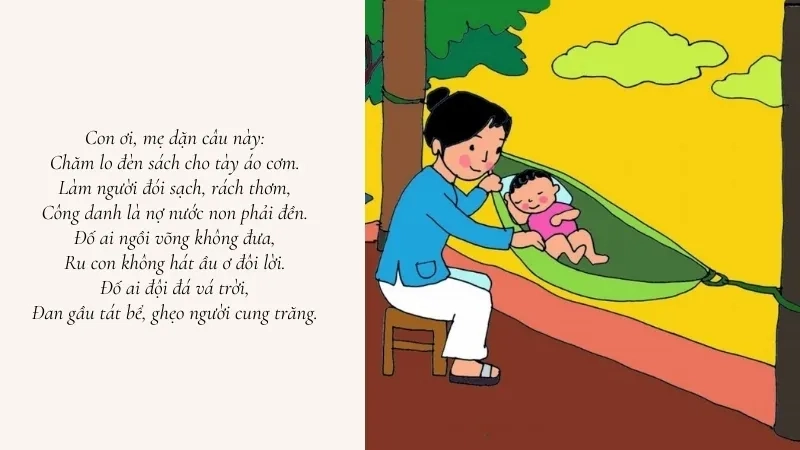 Con ơi, mẹ dặn câu này: Chăm lo đèn sách cho tày áo cơm.