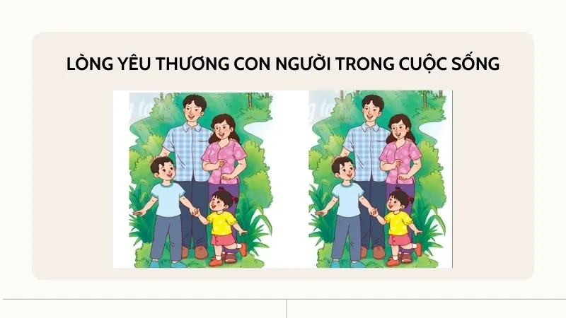 Lòng yêu thương con người trong cuộc sống