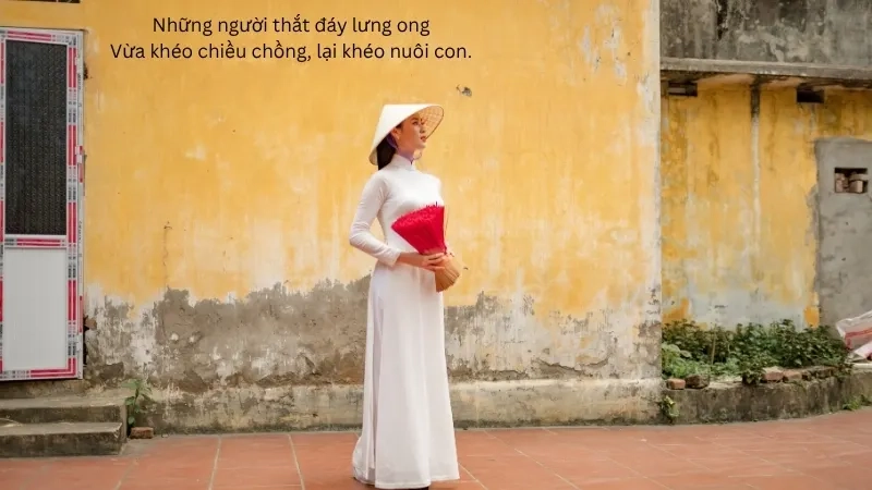  Những người thắt đáy lưng ong Vừa khéo chiều chồng, lại khéo nuôi con