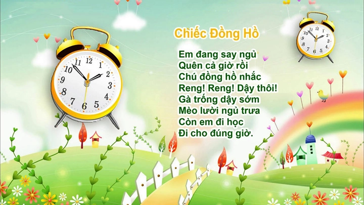 Thời gian vang lên từ Chiếc đồng hồ
