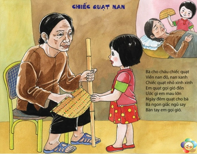 Ngày hè mát rượi nhờ Chiếc quạt nan