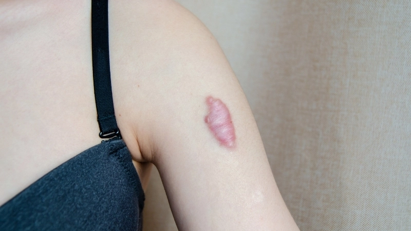 Sẹo lồi là một dạng sẹo bất thường trên da