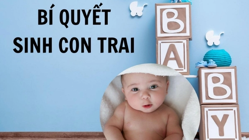 Mẹo sinh con trai từ dân gian