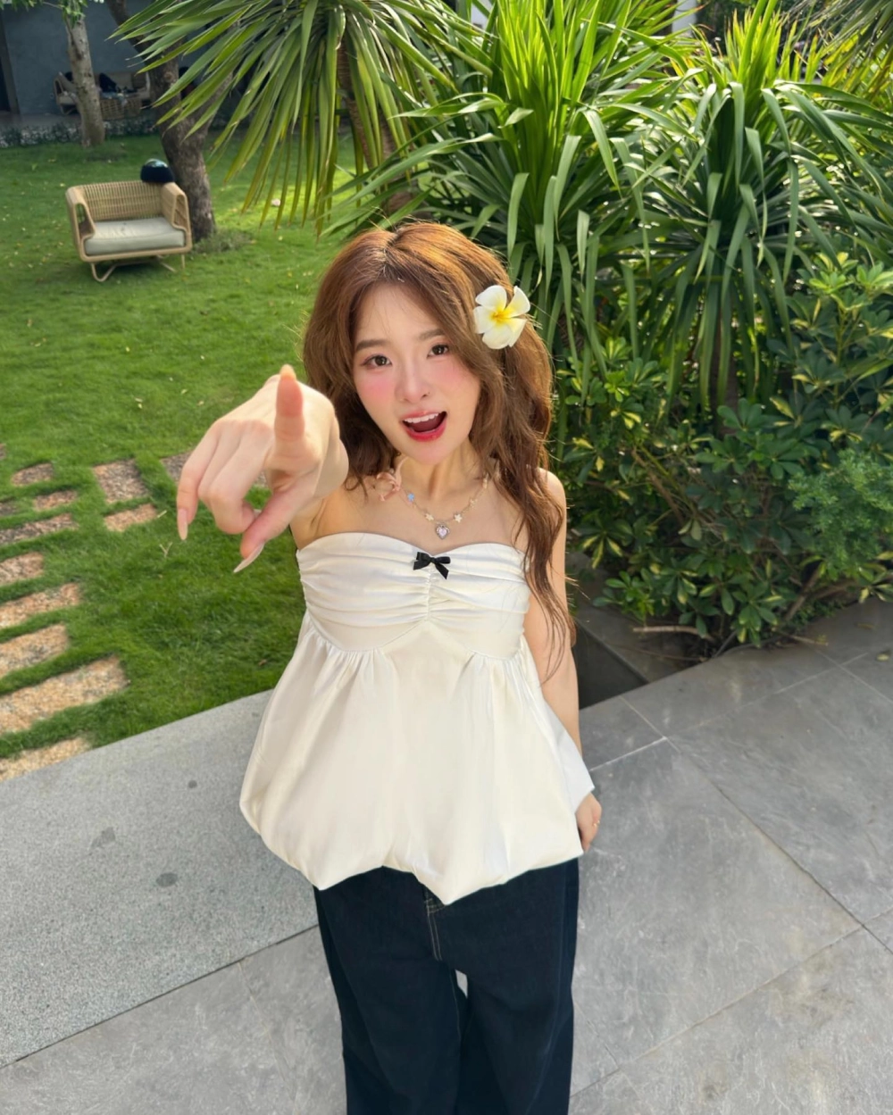 TikToker Ngọc Kem 2.9 triệu follow video thời trang hot 