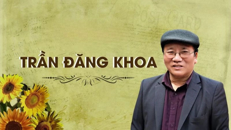 Trần Đăng Khoa được biết đến vai trò là một nhà thơ, nhà báo,biên tập viên