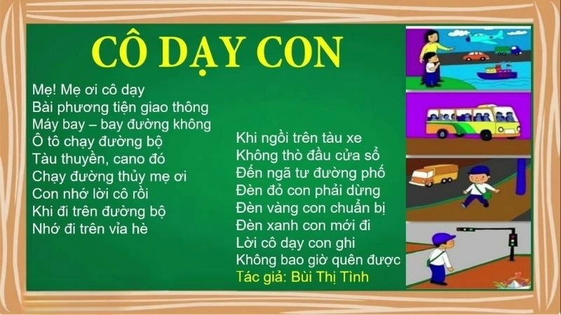  bài thơ Cô dạy con gửi gắm tình cảm chân thành từ học trò đến thầy cô