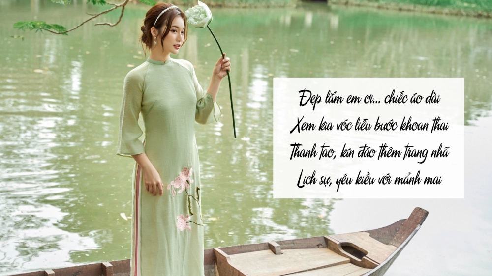 Trôi trong thơ là Sắc màu duyên dáng