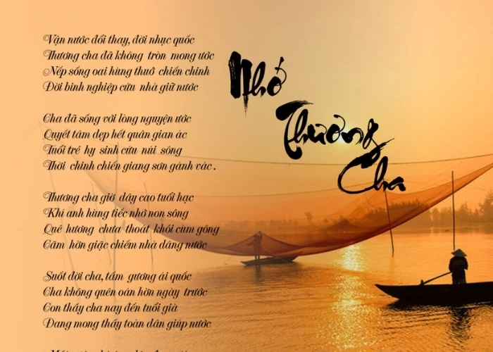 Đôi dòng thơ gửi Thương cha