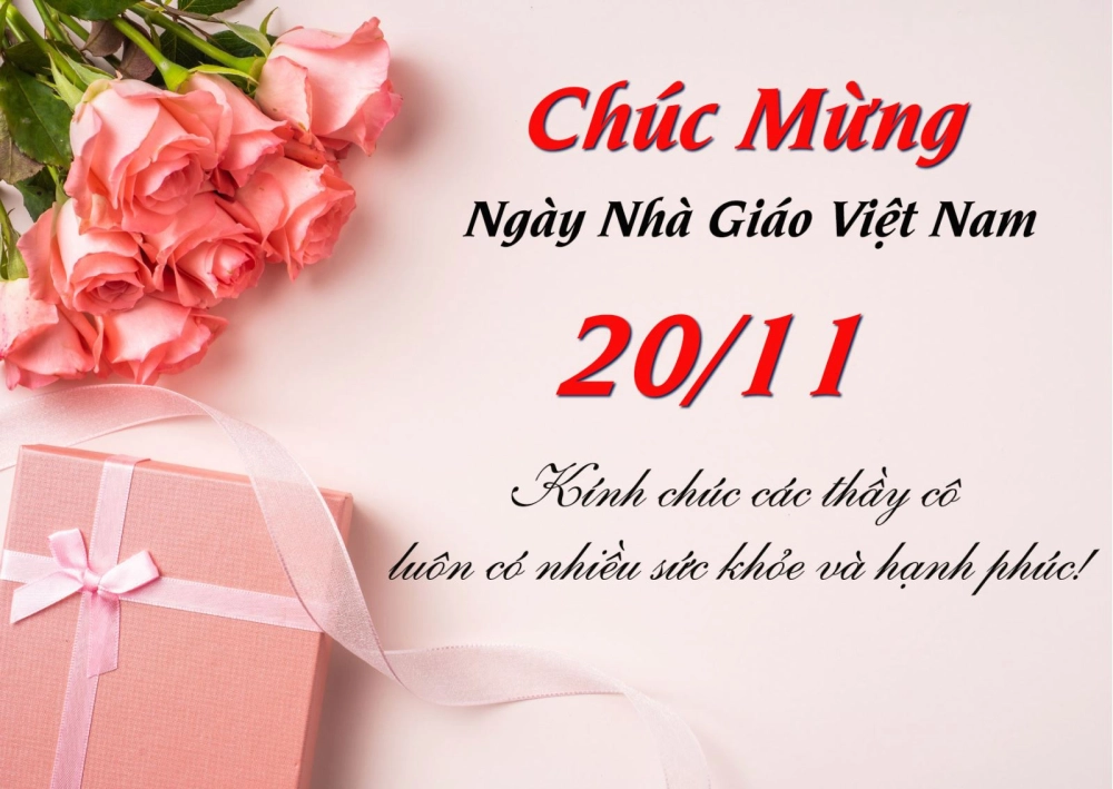 Bài thơ về 20 tháng 11 mở đầu bằng lời Thưa Thầy thân thương