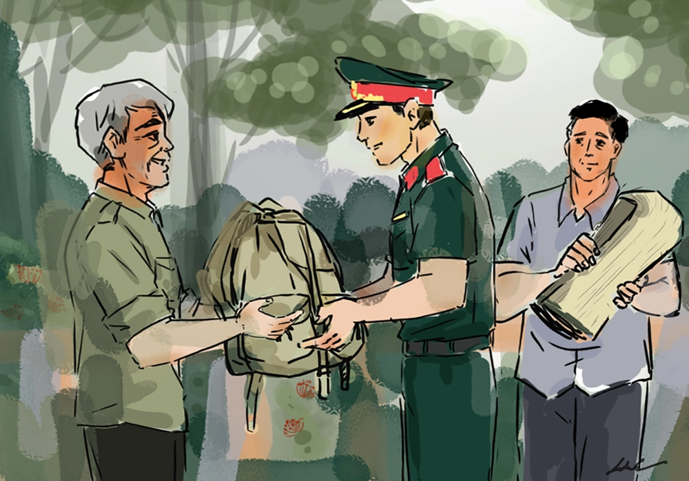 Các bài thơ về người lính viết về Gia tài người lính thiêng liêng