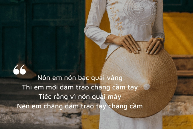 Tình quê trong Chiếc nón lá nhẹ nhàng