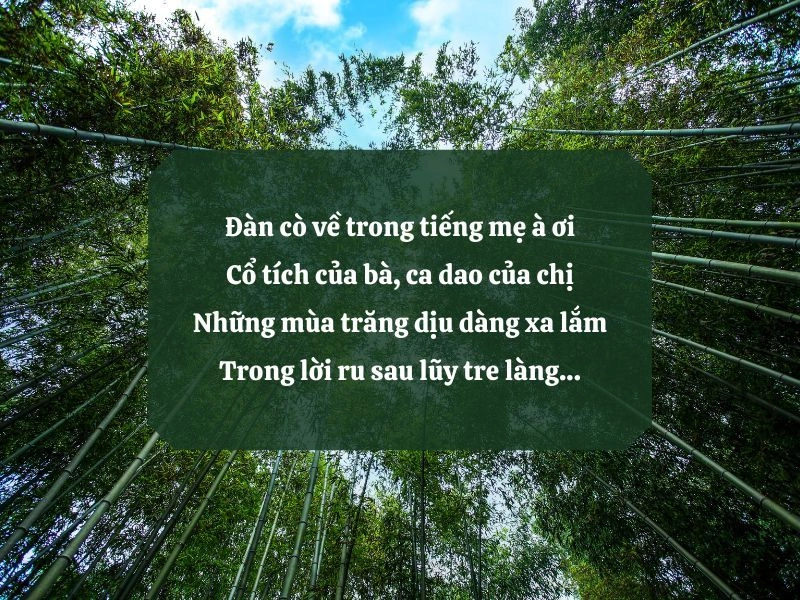 Gió thì thầm Anh còn nhớ lũy tre làng xưa
