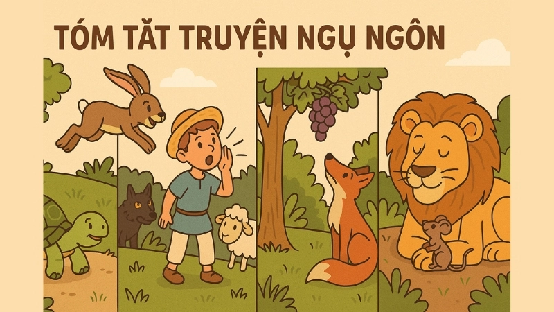 Tóm tắt truyện ngụ ngôn hay và ý nghĩa nhất cho học sinh