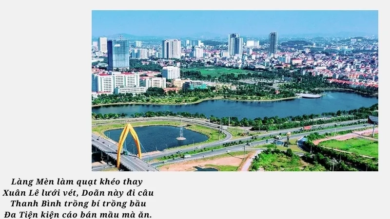 Làng Mèn làm quạt khéo thay Xuân Lê lưới vét, Doãn này đi câu