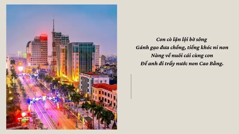 Con cò lặn lội bờ sông Gánh gạo đưa chồng, tiếng khóc nỉ non