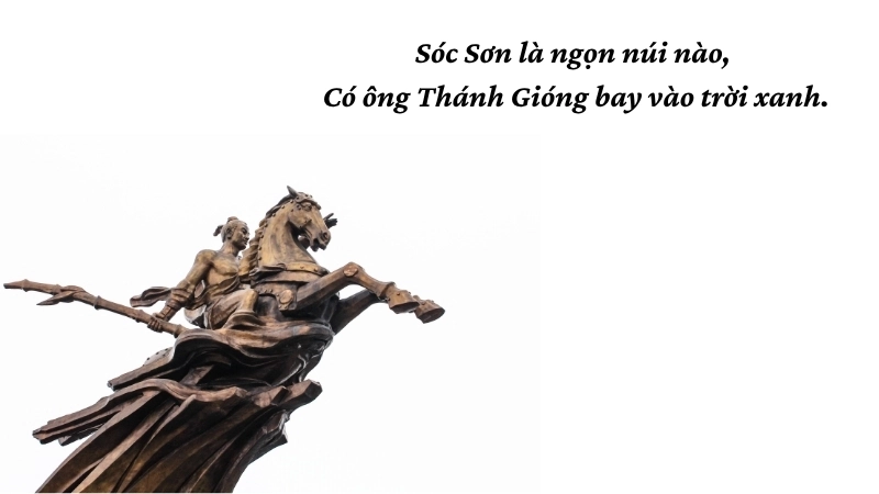 Sóc Sơn là ngọn núi nào, Có ông Thánh Gióng bay vào trời xanh