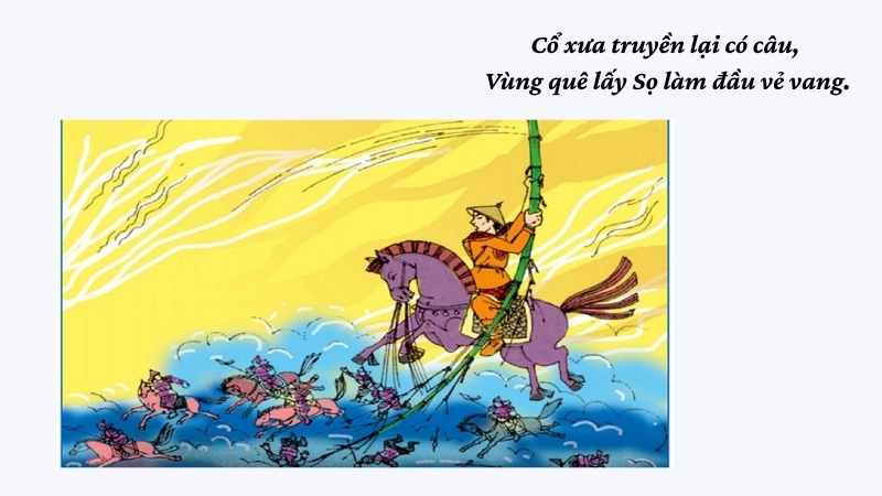 Cổ xưa truyền lại có câu, Vùng quê lấy Sọ làm đầu vẻ vang