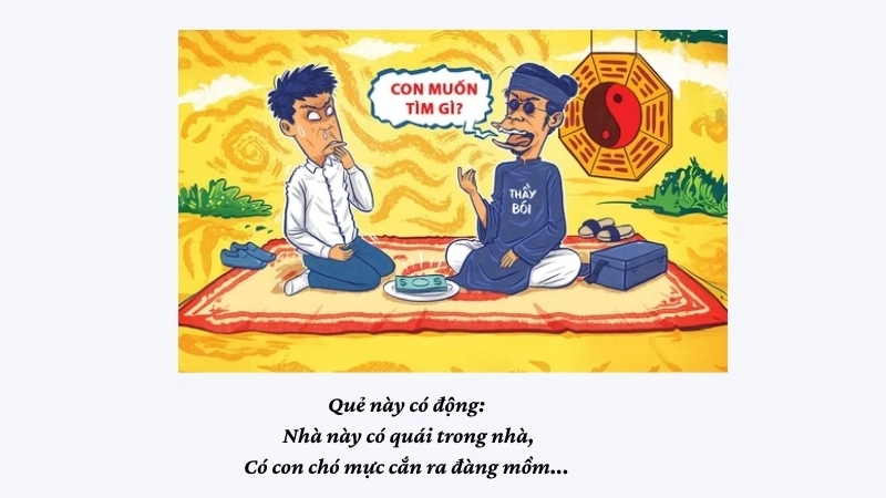 Quẻ này có động: Nhà này có quái trong nhà,