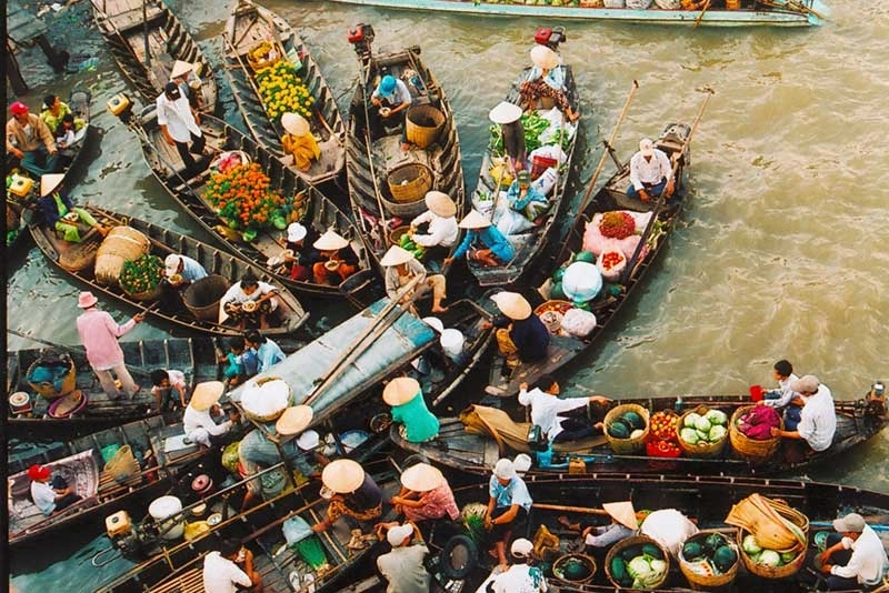 Thơ về miền chợ nổi Cái Răng