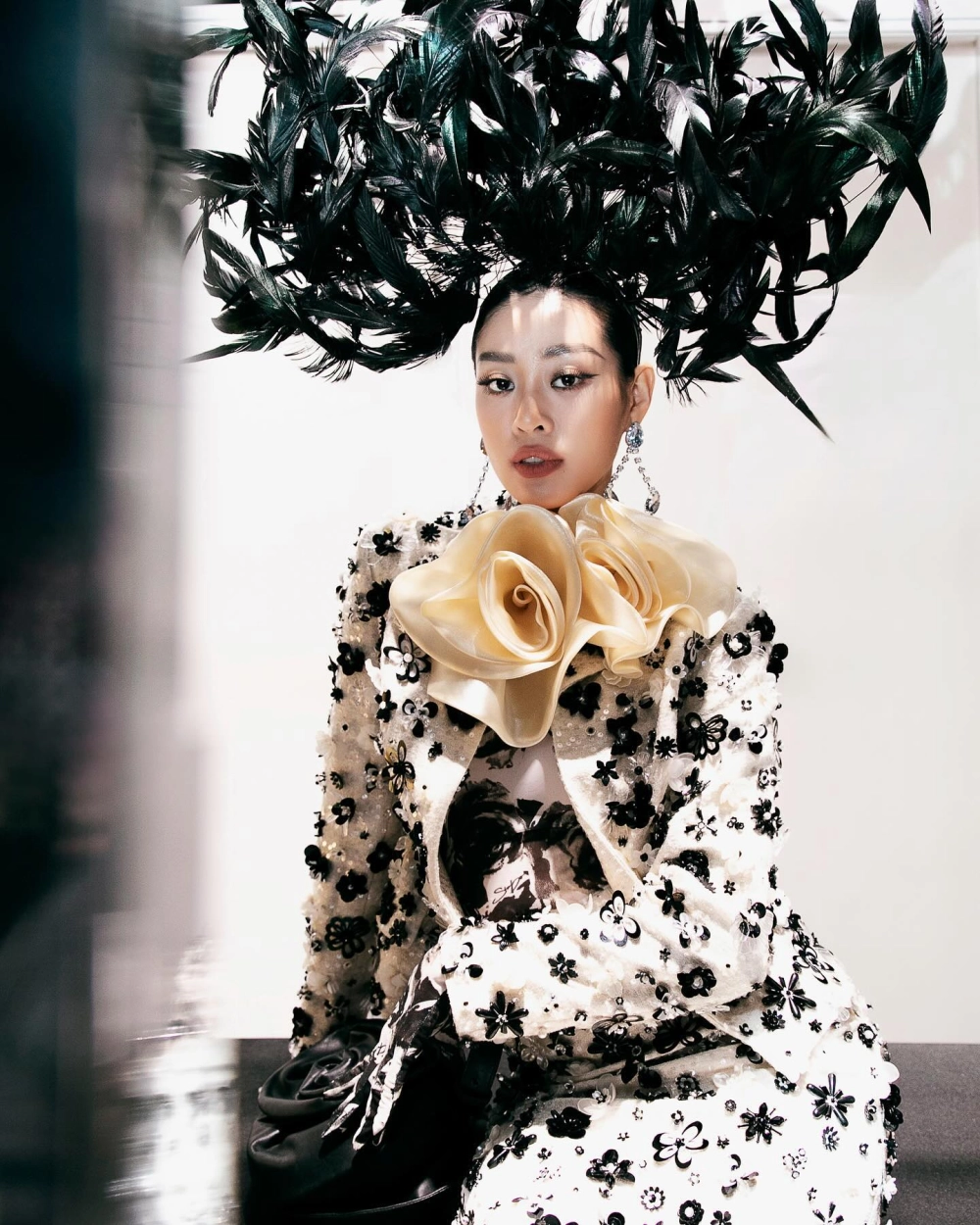 Khánh Vân catwalk giải Best Catwalk Hoàn Vũ Việt Nam 2019 dài 60m 